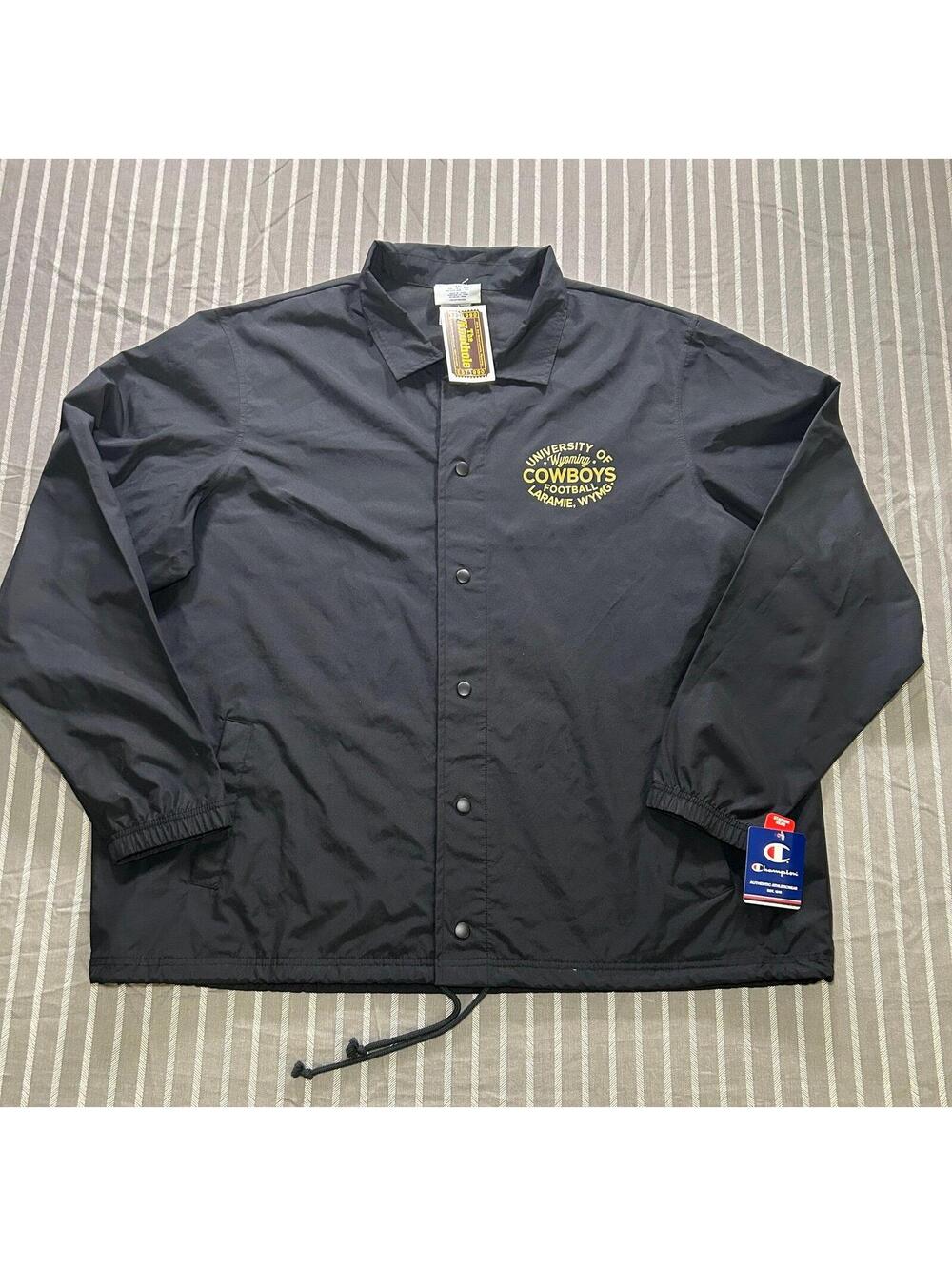 Champion jacket with "University of Cowboys" Football branding Men's 2XL